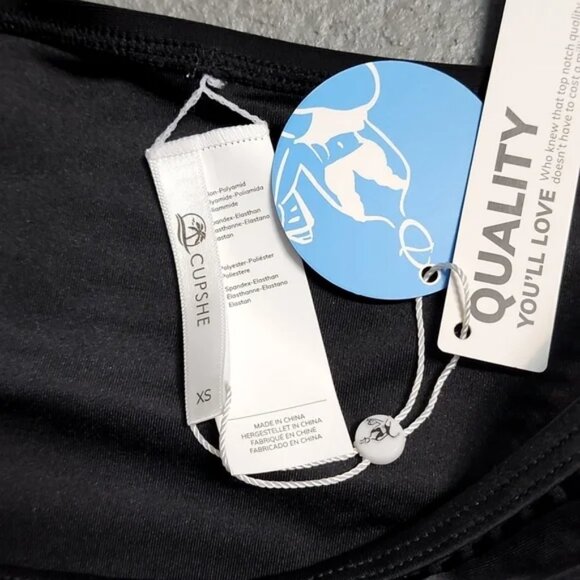 Cupshe "Seaside Holiday" ladder trim Bikini Bottom - Picture 2 of 3